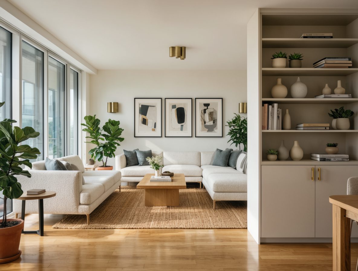 Freshly transformed modern apartment interior in Bengaluru